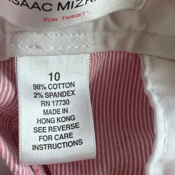 Women's ISAAC MIZRAHI FOR TARGET Suit blazer & pant pink and white Size M. - Picture 14 of 16